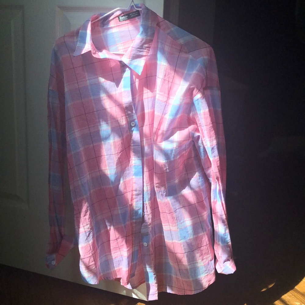 shein button up